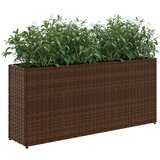  Vrtne sadilice s 2 posude 2 kom smeđe 90 x 20 x 40 cm poliratan | shoptok.hr