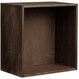 House Nordic Tamno smeđa polica s više razina od punog hrasta 30 cm Townsville – | shoptok.hr