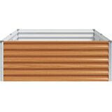  Vrtna visoka greda 195 x 100 x 36 cm Cinkana jeklena, (5000287759) | Shoptok.si