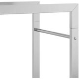  Stalak za drva za ogrjev 50x28x132 cm od nehrđajućeg čelika | shoptok.hr