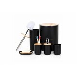 Vilde 568053 - Set od 6 kupatilskih dodataka - Crni | ePonuda.com