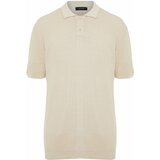 Trendyol Stone Men's Limited Edition Relaxed Short Sleeve Knitwear Polo Collar T-shirt Cene