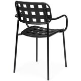 BIZZOTTO Crne metalne vrtne stolice u setu 4 kom Clover – | shoptok.hr