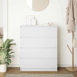 vidaXL Komoda bijela 80x35x99 cm od konstruiranog drva | shoptok.hr