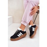 EVENTO Boto Women's Platform Sneakers Black Syliyana | shoptok.hr