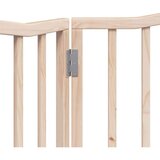 vidaXL Vrata za pse zložljiva 2 panela 160 cm topolovina | Shoptok.si