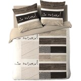 Douceur d intérieur Smeđa 3-dijelna pamučna posteljina za bračni krevet/za produženi krevet 240x220 cm So Natural – | shoptok.hr