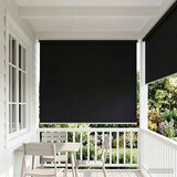 Rolo zavjesa za vanjsku uporabu s UV zaštitom Crna 160 x 140 cm | shoptok.hr