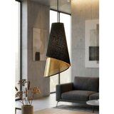  visilica na sajli moda 3xE27/15W/230V crna/zlatna | Eponuda.com