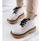 Gemre Beige combat boots Redelek | shoptok.hr