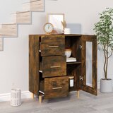  Komoda boja dimljenog hrasta 69,5x34x90 cm konstruirano drvo | Eponuda.com