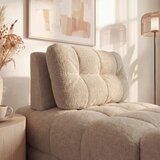 Bessagi Home Fotelj Z Ležiščem Liara, Bež | Shoptok.si