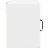  Zidni stakleni ormarić 2 pcs Visoki sjaj bijela 40 x 31 x 40 cm | shoptok.hr