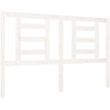  Uzglavlje za krevet bijelo 126 x 4 x 100 cm od masivne borovine | Eponuda.com