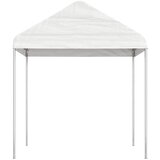 vidaXL Paviljon s streho bel 8,92x2,28x2,69 m polietilen - - Bela - 52.48 - 8.92 x 2.28 x 2.69 m - 2025- | Shoptok.si