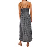 Gemre Black maxi dress in flowers Esperia | Shoptok.si