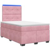  Boxspring krevet s madracem Ružičasta 120 x 200 cm Baršun | shoptok.hr