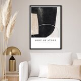 Malerifabrikken Plakat s okvirom 52x72 cm Sort Of Stone – | shoptok.hr