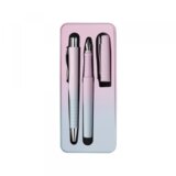 Faber-Castell Set Faber Castell Poly hemijska olovka + naliv pero M Blushing sky 241054 Cene