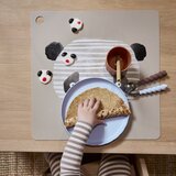 OYOY Mini Svetlo modre/rjave plastične otroške skodelice v kompletu 2 ks Pullo – | Shoptok.si