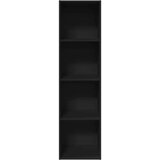 vidaXL Regal za knjige crni 40x30x152 cm konstruirano drvo | shoptok.hr