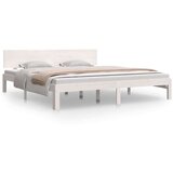  Posteljni okvir bel trden les 180x200 cm 6FT, (20647915) | Shoptok.si