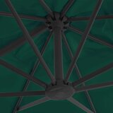  Konzolni suncobran s aluminijskom šipkom zeleni 300 x 300 cm | shoptok.hr