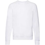 Fruit Of The Loom Biała bluza męska Lightweight Raglan Sweat Cijene