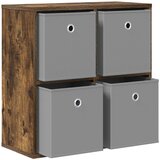  Kreveta s ladicama Dimljeni hrast 59,5 x 27 x 57 cm | shoptok.hr