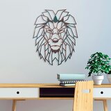 Wallity Zidna dekoracija Lion-2, 40cmx50cm, Šarena Cene