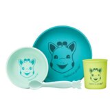 Sophie La Girafe Vulli Silicone Meal Set jedilni set Green 6m+ Cene