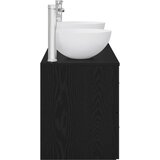  Set ormarića za kupaonicu 3 kom. Crni hrast 49,5 x 35 x 63 cm | shoptok.hr