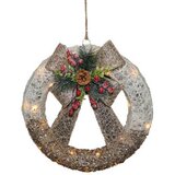  Tinsel S, venac, sa LED sijalicama, 46cm ( 765102 ) Cene
