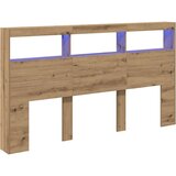 Ormarić za uzglavlje LED boja artisan hrast 180x17x102 cm | shoptok.hr