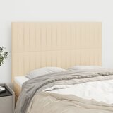  Uzglavlje krem boje 144x5x118/128 cm tkanina | shoptok.hr