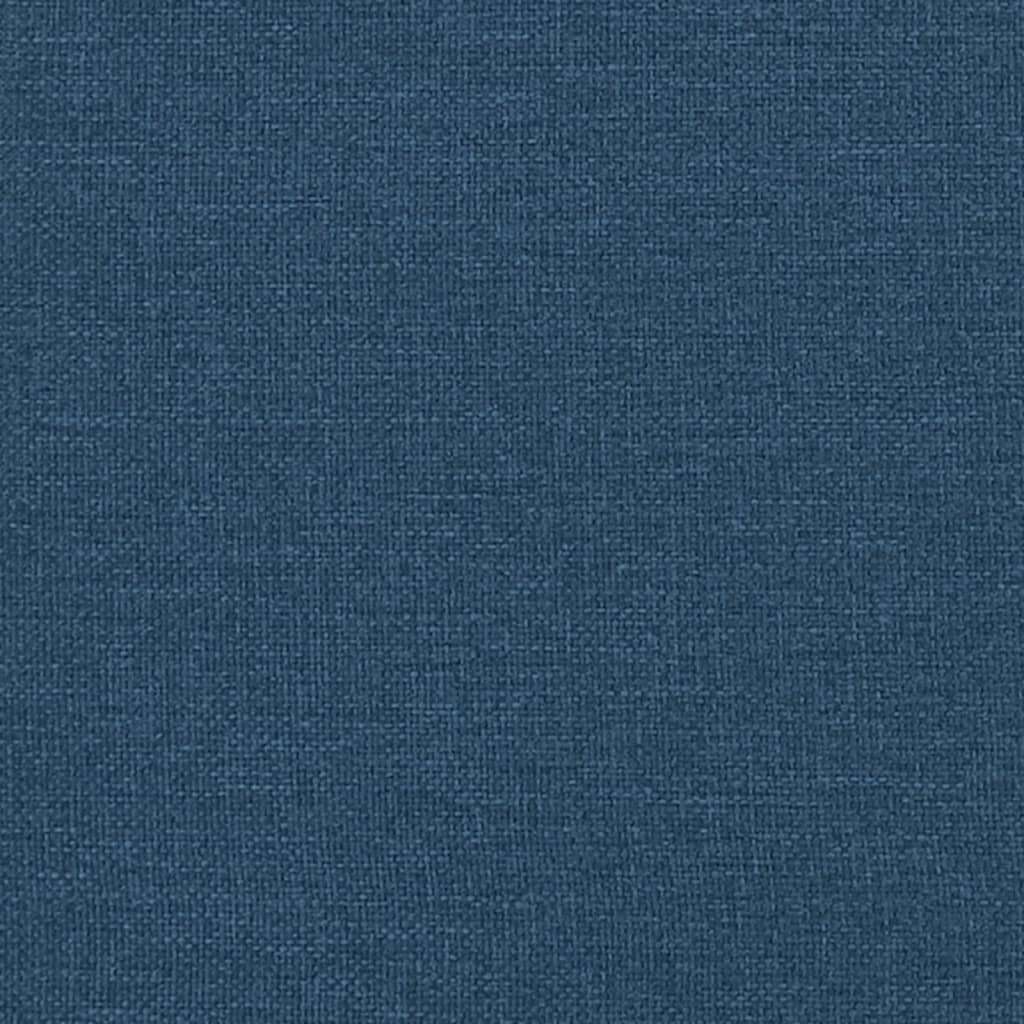 vidaXL Krevet s oprugama i madracem plavi 90 x 190 cm od tkanine | shoptok.hr