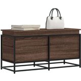 vidaXL Kutija za pohranu s poklopcem 100x40x51,5 cm konstruirano drvo | shoptok.hr