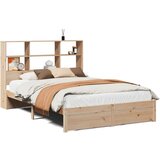 vidaXL Knjižna postelja brez vzmetnice 160x200 cm trdna borovina, (21532773) | Shoptok.si