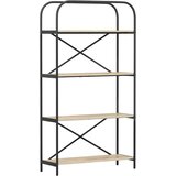 vidaXL Knjižna polica sonoma hrast 80 x 30 x 146 cm Konstruiran les | Shoptok.si