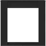 vidaXL Okvir za kamin crni 100x20x100 cm od konstruiranog drva | shoptok.hr