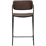 DAN-FORM Denmark Rjav barski stol (vi&amp;scaron;ina sedeža 67,5 cm) Zed &amp;ndash; Slike
