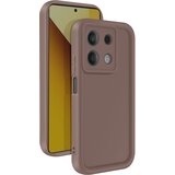 AVIZAR Ohišje za Xiaomi Redmi Note 13 Mehak dotik Dvignjene meje, Rjava, (5000010384) | Shoptok.si