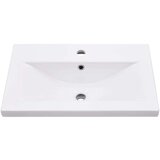  Okvir umivalnika z vgradnim umivalnikom belo železo, (20770573) | Shoptok.si