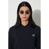 Fred Perry Pamučna majica dugih rukava boja: tamno plava, s aplikacijom, M6006.608 | shoptok.hr