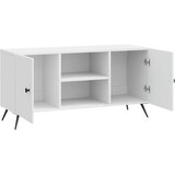 TV ormar 102 x 34,5 x 50 cm Bijela visokog sjaja | shoptok.hr