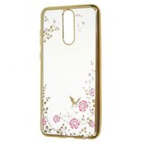 Nillkin Silikonski ovitek z rožicami za Huawei P10 Lite - zlat | Shoptok.si