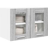vidaXL viseći ormarić s policom riga 2 pcs siva sonoma 60 x 31 x 40 cm | shoptok.hr
