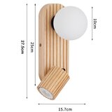  Brilagi - Zidno spot svetlo MODERN WOOD 1xG9/5W/230V+1xGU10/8W drveno | Eponuda.com