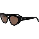 Celine BOLD 3 DOTS 3 Dots Black Cat Eye Sunglasses ONE SIZE (53) Črna/Rjava | Shoptok.si