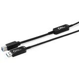 optični kabel USB-B v USB-A, USB 3.1 Gen2, 10Gbps, AOC, 10m